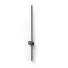 Buy Aluminum stick wall light in modern design, 80cm - Hernel Black 60421