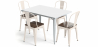 Buy Pack Dining Table and 4 Dining Chairs Industrial Design - New Edition - Bistrot Stylix Cream 60441 in the United Kingdom