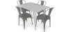 Pack Dining Table and 4 Dining Chairs Industrial Design - New Edition- Bistrot Stylix image 9