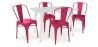 Pack Dining Table and 4 Dining Chairs Industrial Design - New Edition- Bistrot Stylix image 9