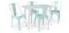 Pack Dining Table and 4 Dining Chairs Industrial Design - New Edition- Bistrot Stylix image 9