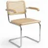 Buy Dining Chair With Armrest, Natural Rattan - Bruna  Natural 60452