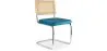 Dining Chair - Upholstered in Velvet - Wood and Rattan - Martha image 9