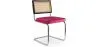 Dining Chair - Upholstered in Velvet - Wood and Rattan - Hyre image 9