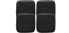 Buy Pack of 4 Magnetic Cushions for Stool - Faux Leather - Stylix Black 60463 - in the UK