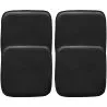 Buy Pack of 4 Magnetic Cushions for Stool - Faux Leather - Stylix Black 60463