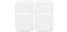 Pack of 4 Magnetic Cushions for Stool - Faux Leather - Stylix image 9