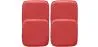 Pack of 4 Magnetic Cushions for Stool - Faux Leather - Stylix image 9