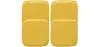 Pack of 4 Magnetic Cushions for Stool - Faux Leather - Stylix image 9
