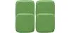 Pack of 4 Magnetic Cushions for Stool - Faux Leather - Stylix image 9