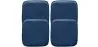 Pack of 4 Magnetic Cushions for Stool - Faux Leather - Stylix image 9