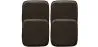Pack of 4 Magnetic Cushions for Stool - Faux Leather - Stylix image 9