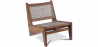 Buy Lounge Chair - Boho Bali Design - Wood - Prena Natural 60465 - in the UK