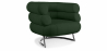 Buy Designer armchair - Faux leather upholstery - Bivendun Green 16500 with a guarantee