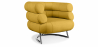 Buy Designer armchair - Faux leather upholstery - Bivendun Pastel yellow 16500 in the United Kingdom