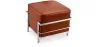  Square Footrest - Upholstered in Faux Leather - Kart image 9