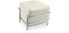  Square Footrest - Upholstered in Faux Leather - Kart image 9