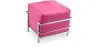  Square Footrest - Upholstered in Faux Leather - Kart image 9