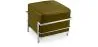  Square Footrest - Upholstered in Faux Leather - Kart image 9