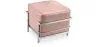  Square Footrest - Upholstered in Faux Leather - Kart image 9