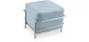  Square Footrest - Upholstered in Faux Leather - Kart image 9