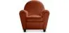  Armchair with Armrests - Upholstered in Faux Leather - Club image 9