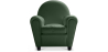 Buy  Armchair with Armrests - Upholstered in Faux Leather - Club Green 54286 - prices