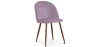 Buy Dining Chair - Upholstered in Velvet - Scandinavian Design - Evelyne Pink 59991 - in the UK