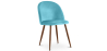 Buy Dining Chair - Upholstered in Velvet - Scandinavian Design - Evelyne Turquoise 59991 - prices