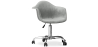 Buy Office Chair with Armrests - Swivel Desk Chair with Castors - Grev Light grey 60479 in the United Kingdom