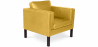 Buy Armchair with Armrest - Upholstered in Faux Leather - Betzalel Pastel yellow 15440 - prices