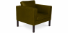 Buy Armchair with Armrest - Upholstered in Faux Leather - Betzalel Olive 15440 with a guarantee