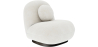 Buy Armchair Upholstered in Boucle Fabric - Larry White 60483 - in the UK