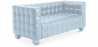 Buy Polyurethane Leather Upholstered Sofa - 2 Seater - Nubus Pastel blue 13252 at Privatefloor