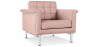 Buy Armchair with Armrests - Upholstered in Faux Leather - Town Pastel pink 13180 in the United Kingdom