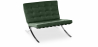 Buy Design Armchair - Upholstered in Faux Leather - Town Green 58262 in the United Kingdom