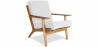 Buy Wooden Armchair with Armrests - Bansy White 16772 at Privatefloor