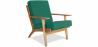 Buy Wooden Armchair with Armrests - Bansy Dark green 16772 - in the UK