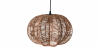 Buy Rattan Ceiling Lamp - Boho Bali Design Pendant Lamp - Pya Natural 60484 - in the UK