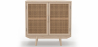 Buy Natural Wood Sideboard - Boho Bali Design - 2 doors - Treys Natural 60510 - in the UK