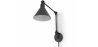 Buy Lamp Wall Light - Adjustable Reading Light - Black Black 60515 - in the UK