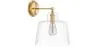 Lamp Wall Light - Gold Metal and Crystal - Sabela image 9