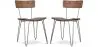 Pack of 2 Wooden Dining Chairs - Industrial Design - Hairpin image 9