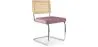 Dining Chair - Upholstered in Velvet - Wood and Rattan - Martha image 9