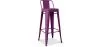 Bar Stool with Backrest - Industrial Design - 76cm - New Edition - Stylix image 9