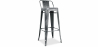 Buy Bar Stool with Backrest - Industrial Design - 76cm - New Edition - Stylix Industriel 60325 home delivery