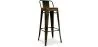 Bar Stool with Backrest - Industrial Design - 76cm - New Edition - Stylix image 9