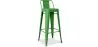 Bar Stool with Backrest - Industrial Design - 76cm - New Edition - Stylix image 9