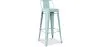 Bar Stool with Backrest - Industrial Design - 76cm - New Edition - Stylix image 9