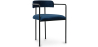 Buy Upholstered Dining Chair - Velvet - Garne Dark blue 60545 in the United Kingdom